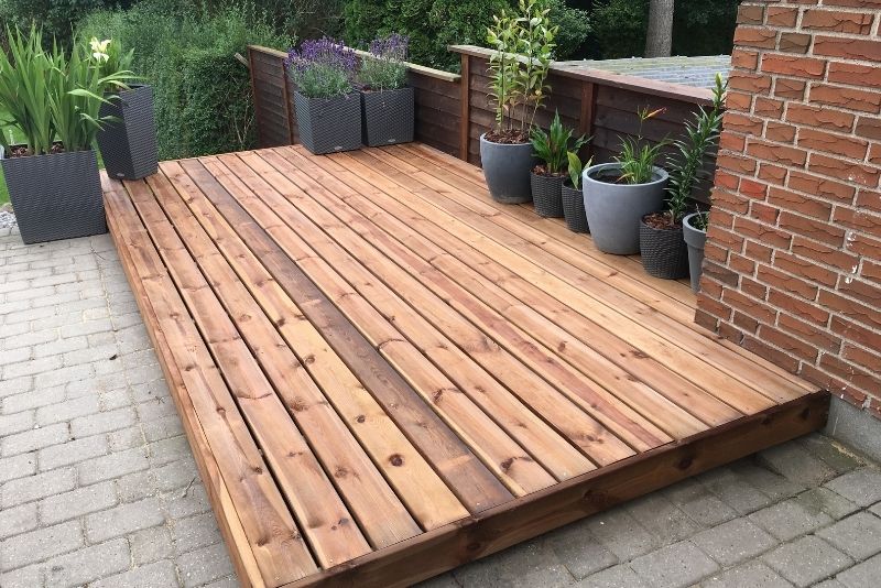 A timber deck