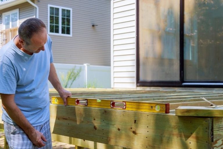 elevated deck constructuction