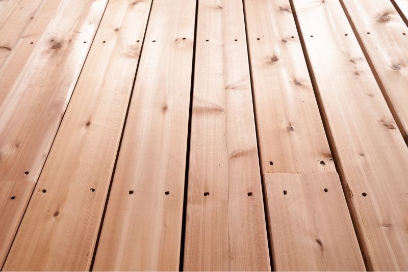 A Wooden Deck