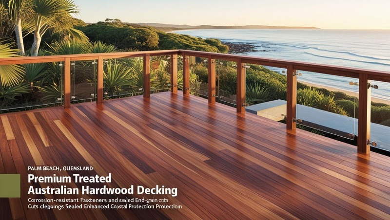 Premium Coastal Timber Decking for Palm Beach Homes – Durable, Treated Australian Hardwood
