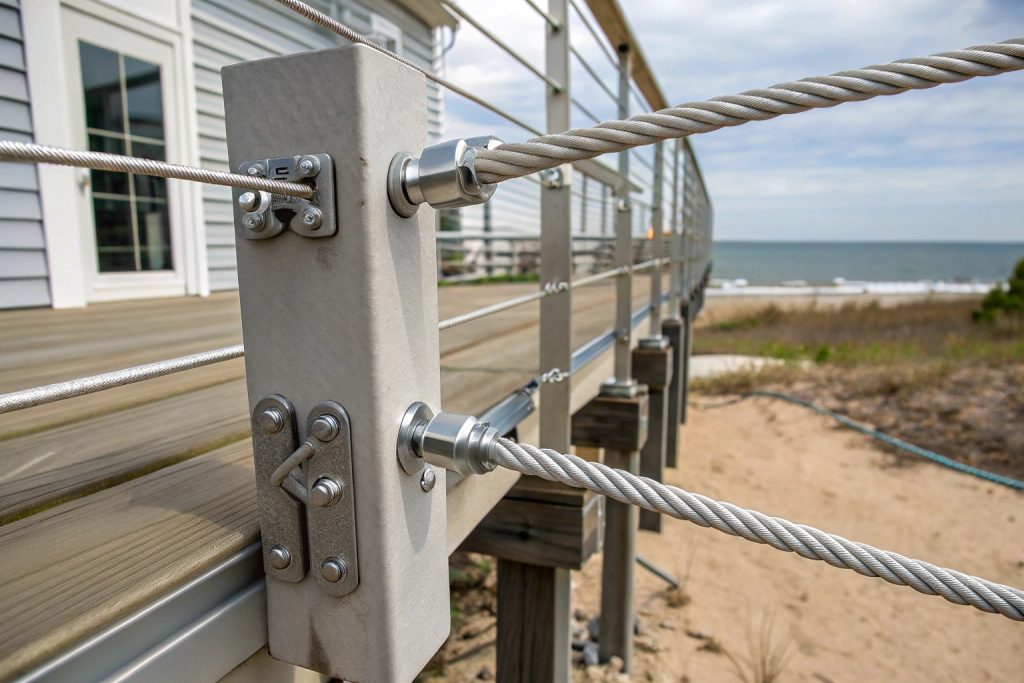 Cyclone-rated hardware essential for storm-proof decking in Gold Coast's high wind areas