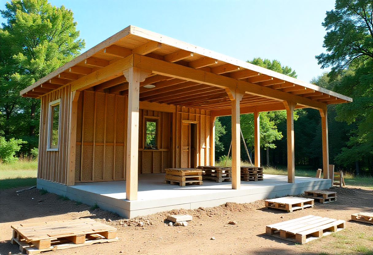 Outdoor Pavilion Construction